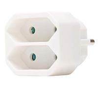 Kopp Euro Greengate GA 01/02 174102001 - Adattatore a 2 scomparti, 250 V, colore: Bianco artico