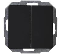 Kopp 650350083 - Interruttore di commutazione Paris, da incasso, colore: Nero opaco