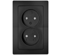 Kopp frutto presa paris nero opaco 944750081