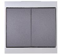 Kopp Malta Interruttore serie, antracite-argento, 620515085