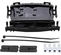 Kopp manicotto/raccordo in gel per cavo estruso, IP68, 165x36x62mm, colore: nero, inclusi 2 pezzi di fascetta e morsetto lampadario a 4 pin, da -20 a +90°, 396113049