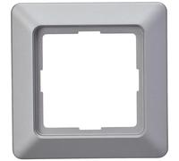 Kopp - Mascherina per interruttore/presa, a 1 posto, in acciaio