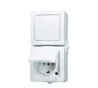 Kopp combinazione interruttore/prese 138502009