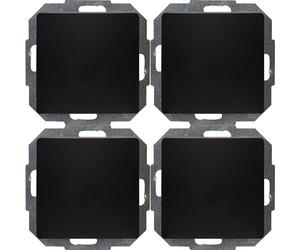 Kopp Paris 652650015 - Set professionale 4 interruttori universali (interruttore di spegnimento), IP20, superficie opaca, 250 V ~