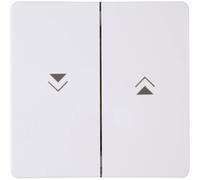 Kopp Placca di copertura Interruttore tapparelle, Pulsante persiane HK05 Bianco