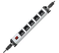 Kopp 22952001500000000 2.29520015E8 Multipresa con interruttore 5 scomparti Ner