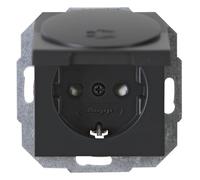 Kopp Presa a contatto di protezione Athenis con coperchio incernierato, 250 V, con coperchio, antracite, 940115086