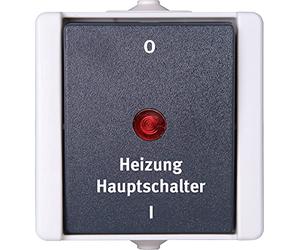 Kopp proAQA 541356004 - Interruttore principale per riscaldamento, 5 pz, colore: Grigio