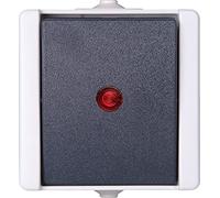 Kopp proAQA 541656003 - Interruttore di controllo, colore: grigio, confezione da 5