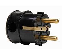 Kopp protezione contatto ad angolo retto, 1 pezzi, nero, 178505000