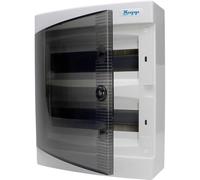 Kopp scatola di giunzione con porta 2 di Fila per 24 Pole, 1 pezzi, grigio/nero, 350912048