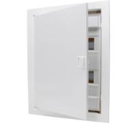 Kopp Scatola portafusibili a incasso con porta in metallo, 2 file per 24 pin, colore bianco, 340512001