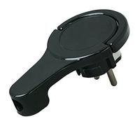 Kopp 172005030 Spina piatta di sicurezza 230 V Nero IP20