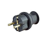 Kopp spina con contatto di protezione con protezione antipiega Klein, 1 pezzi, nero, 179716005