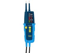 Kopp Tester di tensione e continuità, indicatore LED, 12-1000 V AC/DC, 30 mA FI-Test + indicatore di campo rotante, CAT III 1000 V/CAT IV 600 V, 324270019