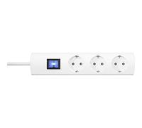 Kopp 232702019 multipresa con interruttore 3 scomparti bianco schuko