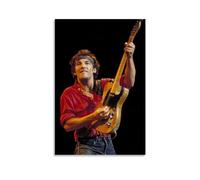 KOPTEW Bruce Springsteen Rock Singer Poster decorativo da parete, per soggiorno, camera da letto, decorazione moderna per camera da letto, 60 x 90 cm