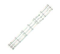KOPUGVLVKK 3 pz/Lotto 7 LED Striscia di Retroilluminazione A LED Compatibile for 32PHF5061 32PHF3001 32PHF3061 32PHF3021 GC32D07-ZC21FG-15 RF-EG320B32-0701S-07A1 LD32E12M Striscia Luminosa per TV