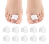 KOQAIIZ 10 Pz Separatore Dita Piede in Gel, Distanziatori Per Le Dita, Protezioni Per L'Alluce Valgo per Prevenire Sovrapposizioni di Sfregamenti, Adatti per Corsa, Escursionismo, Yoga