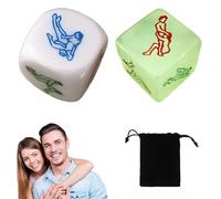 KOQAIIZ Dadi per Giochi, Regalo San Valentino per Lui Lei Idee Regalo Uomo Natale Regalo Divertente Regalo Fidanzato Fidanzata Coppia Moglie Marito Uomo Donna