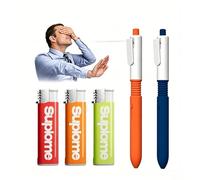 KOQAIIZ Set 5 Pezzi Pistole ad Acqua Mini, 2 Penne Spara Acqua e 3 Accendini Giocattolo, Giochi d'Acqua per Bambini, Gadget Compleanno e Scherzi Divertenti per Estate, Spiaggia e Piscina