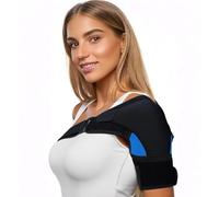 KOQAIIZ Tutore Spalla, Tutore Spalla Destra Donna, Tutore Spalla Sinistro Donna, Tutore per sollievo spalla per donna, supporto regolabile in neoprene