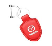 KOQAWSE Portachiavi Auto per Mazda CX-30 2019-, Portachiavi a Catena Portachiavi Accessori per Auto Ideale Come Regalo con Logo,Red
