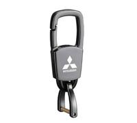 KOQAWSE Portachiavi Auto per Mitsubishi Lancer Evolution Ⅹ 2008-2014, Portachiavi a Catena Portachiavi Accessori per Auto Ideale Come Regalo con Logo,D