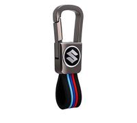 KOQAWSE Portachiavi Auto per Suzuki Xbee 2017-, Portachiavi a Catena Portachiavi Accessori per Auto Ideale Come Regalo con Logo,Gunmetal