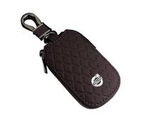 KOQAWSE Portachiavi Auto per Volvo XC60 2009-2017, Portachiavi a Catena Portachiavi Accessori per Auto Ideale Come Regalo con Logo,Brown
