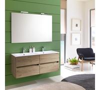 Kora mobile sospeso lunghezza 120 cm finitura rovere nabucco