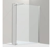 Koralle WalkIn - mur latéral autonome avec mur latéral à angle de 90 degrés, S800 WWWM L 100, gauche, 990-1005x2000mm, VD00810020CP1, VD00810020CP1, Cabine doccia: Inquadrare: Argento lucido, vetro: E