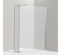 Koralle WalkIn - mur latéral autonome avec mur latéral à angle de 90 degrés, S800 WWWM R 100, droite, 990-1005x2000mm, VD02110020CA1, VD02110020CA1, Cabine doccia: Inquadrare: argento lucido, vetro: E