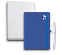 KORAT Agenda Giornaliera 2026, 12 Mesi 11x17 cm con Elastico - Uganda, Calendario, Penna Inclusa e Astuccio, daily planner, Flessibile, Tascabile, Copertina Matra (Blu Royal)