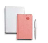 KORAT Agenda Settimanale 2026 8x14 cm Copertina Morbida Flessibile Effetto Velluto, 128 Pagine, Materiale Printflex Termovirante, Vari Colori Planner Compatto da Borsa Tascabile (Cipria)