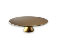 KORAT Alzatina Oro 29 cm in Plastica Rigida Vassoio Torta Elegante per Cake Design, Cupcake, Dolci e Buffet Base Stabile, Riutilizzabile e Leggera Ideale per Feste, Compleanni, Eventi e Matrimoni