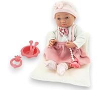 KORAT Bambola Reborn Realistica 40 cm con Corpo Morbido in Vinile e Accessori Inclusi Bambolotto Neonato Gioco Educativo che Stimola Fantasia, Reborn Dolls, Handmade (Neoborn - Set Pappa con Ciuccio)