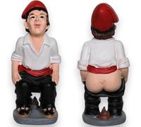 KORAT Caganer Pastore per Presepe Catalano 12 cm - Statua Tradizionale Natalizia in Resina Dipinta a Mano, Simbolo di Fortuna e Buon Auspicio, Figura Divertente per Natività e Collezionisti