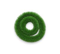 KORAT Ghirlanda Natalizia 2,7m Spessore 150mm - Ramo Verde Folto in PVC Alta Qualità, Tralcio Natalizio per Interni ed Esterni, Scale, Ringhiere, Finestre - Festone Verde Classico