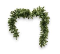 KORAT Ghirlanda Natalizia Verde LUSSO Folta 270 cm x 30 cm in PVC Tralcio Decorativo Realistico Interni ed Esterni, Camino, Porta, Scala, Vetrina Ramo Artificiale Flessibile per Addobbi di Natale