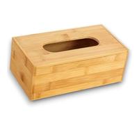 KORAT Portatovaglioli Rettangolare in Bambù Naturale Dispenser Copritovaglioli con Apertura Superiore, Elegante e Resistente Dimensioni 8,5 x 12 x 23 cm Design Eco-Friendly per Casa, Cucina, Ufficio