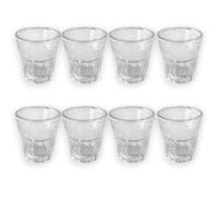 KORAT Set 12 Bicchierini da Liquore 4 cl in Vetro Ø 4,5x7h per Shot, Cicchetto, Chupito, Tequila, Grappa, Bicchieri Polo Limoncello e Amaro Lavabili in Lavastoviglie e Freezer (4 CL/ 40 ML, Collins)