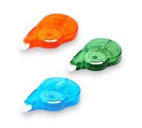 KORAT Set 12 Correttori a Nastro Maxi 5mm x 20m Nastro Coprente per Ufficio, Scuola e Casa 3 Colori Facile da Usare, Scrittura Immediata, Copertura Precisa e Duratura, Per tutti i tipi di Carta