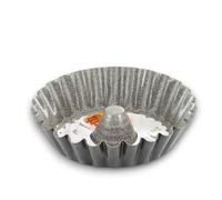 KORAT Stampo Da Forno In Alluminio Ruoto Forma Baba' Con Cono Centrale Ruoto Tradizionale per Casatiello Napoletano Dolce e Salato Rivestimento Effetto Pietra, Torta di Pasqua, Ruoto Dolci (32 cm)
