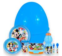 KORAT Uovo Sorpresa Pasqua Bambini Idea Regalo con Set Pappa 7 Pezzi in Melamina