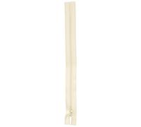 Korbond Crema da 25 cm, Cerniera in Nylon Color, estremità Chiusa, Ideale per Cucito, Sartoria, Cuscini o Indumenti