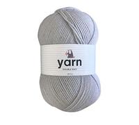 Korbond DK filato grigio chiaro, 100% acrilico, taglia unica
