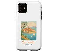 Korcula Croazia Little Dubrovnik Old Town Tourist Souvenir Custodia per iPhone 11