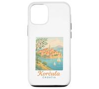 Korcula Croazia Little Dubrovnik Old Town Tourist Souvenir Custodia per iPhone 12/12 Pro