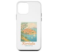 Korcula Croazia Little Dubrovnik Old Town Tourist Souvenir Custodia per iPhone 12 mini
